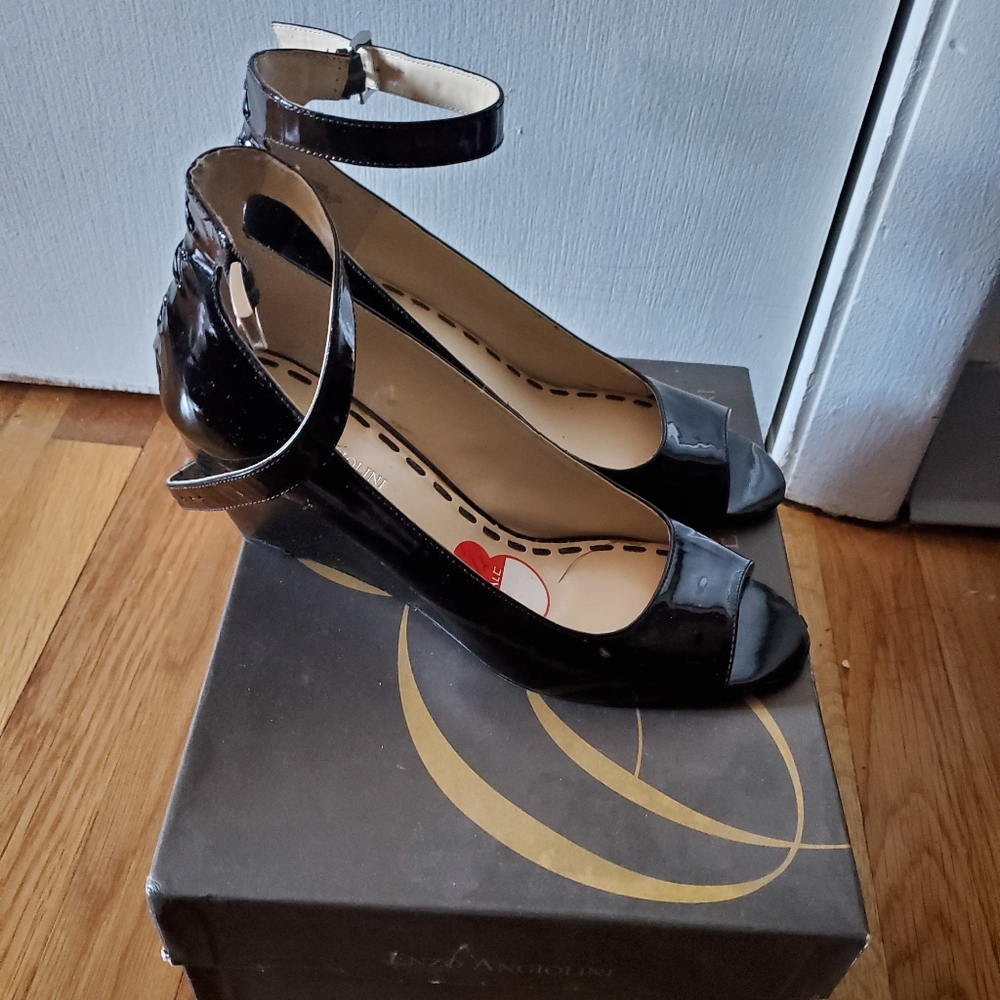 Enzo Antolini Peep Toe Wedge